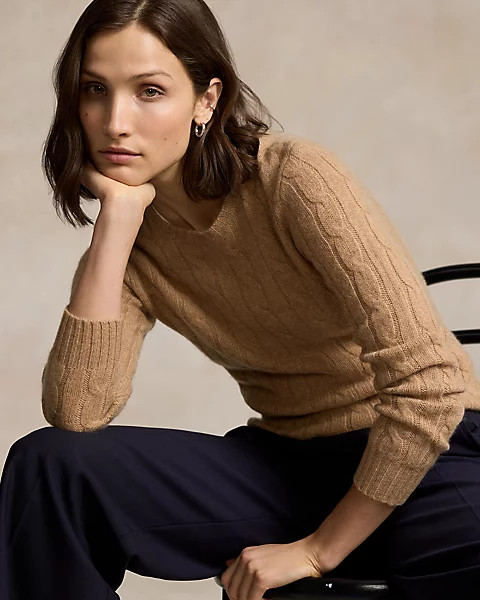 Cable-Knit Cashmere Jumper | Ralph Lauren (UK)