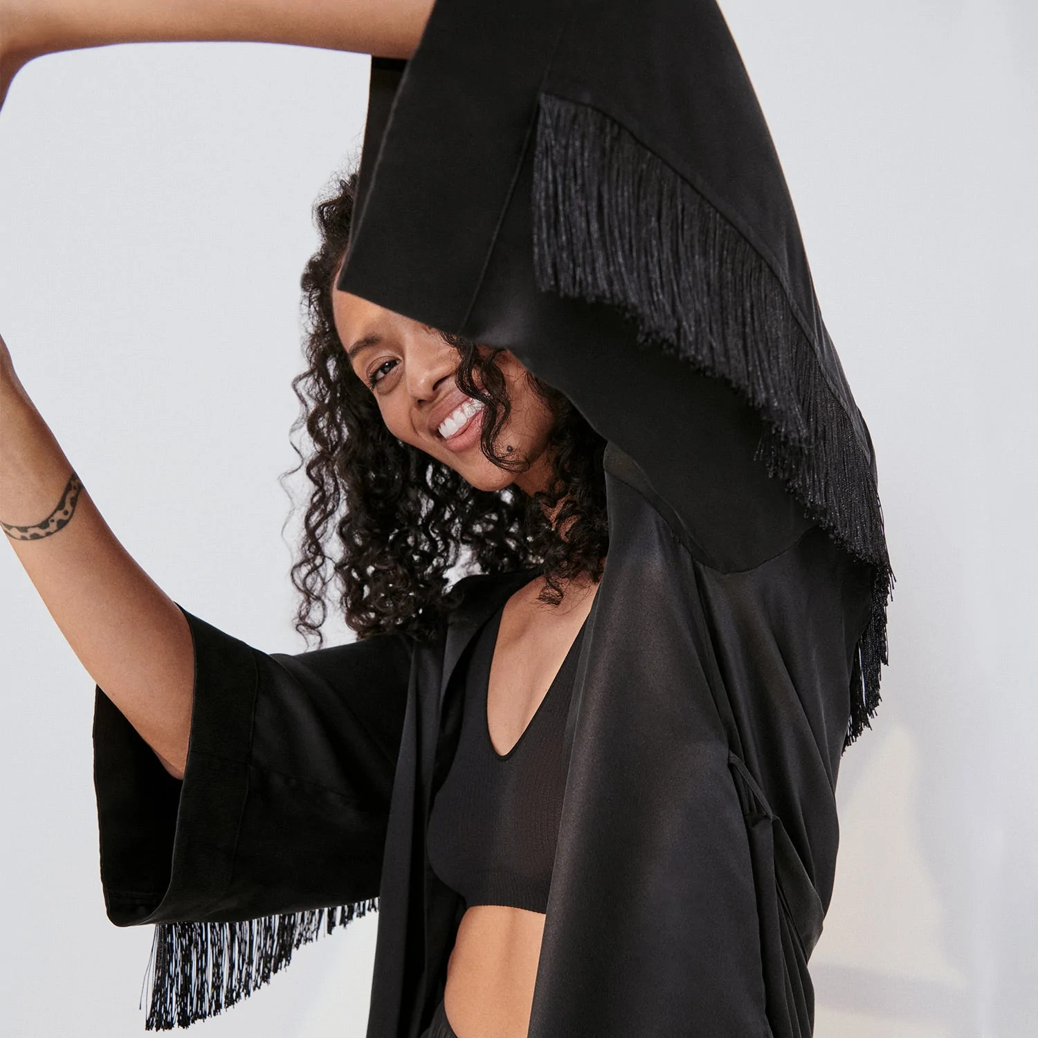 Silk Fringe Robe - Lunya | Lunya