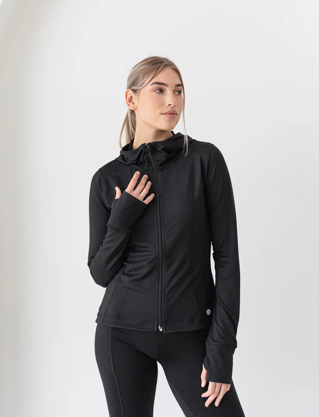 LADIES HOODED YOGA JACKET | Jill Yoga