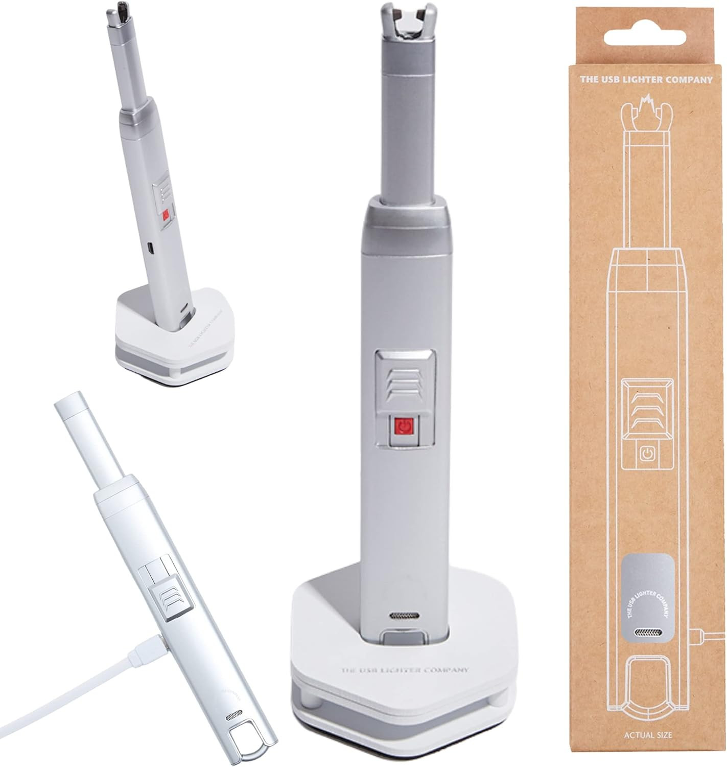 The USB Lighter Company Electric Candle Lighter - Rechargeable, Flameless, & Windproof Torch Stic... | Amazon (US)