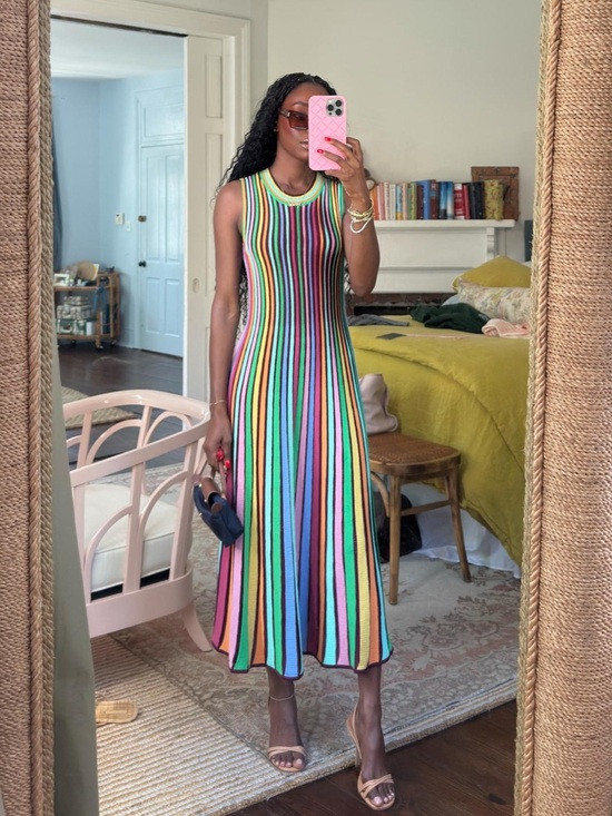 Tuckernuck Colorful Vertical Stripe Sleeveless Maxi Dress | Poshmark