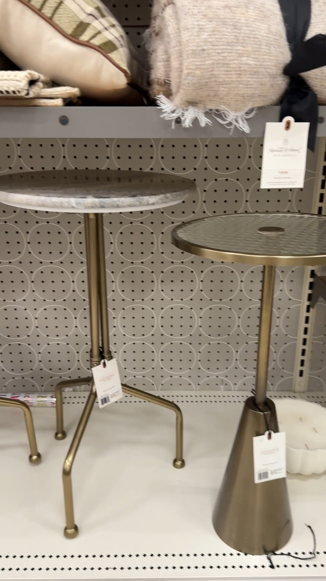 Brass accent side table , drink table, occasional table 

#LTKFindsUnder100 #LTKHome #LTKFindsUnder50