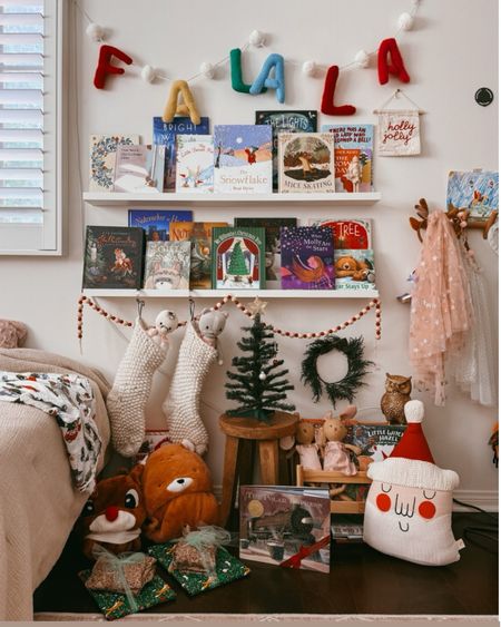 Part 1/2 holiday book shelfie is always my fave of the year #crapnapbooks #holidaybooks #kidsbooks 

See part 2/2 for other books; and see DECOR post for all the fun decor (similar linked)

#LTKGiftGuide #LTKkids #LTKHoliday