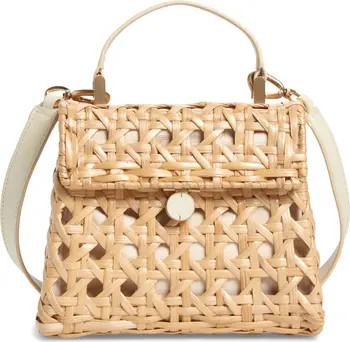 Sybil Rattan Crossbody Satchel | Nordstrom