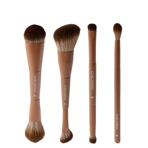 Kit de Pincéis de Maquiagem Mascavo Pro Series Essentials | Amobeleza