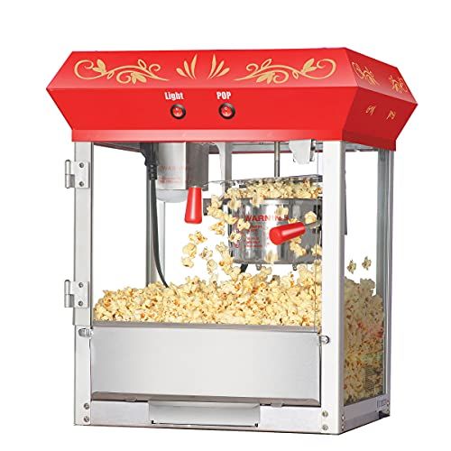 Great Northern Popcorn Red 6 oz. Ounce Foundation Old-Fashioned Movie Theater Style Popcorn Popper | Amazon (US)