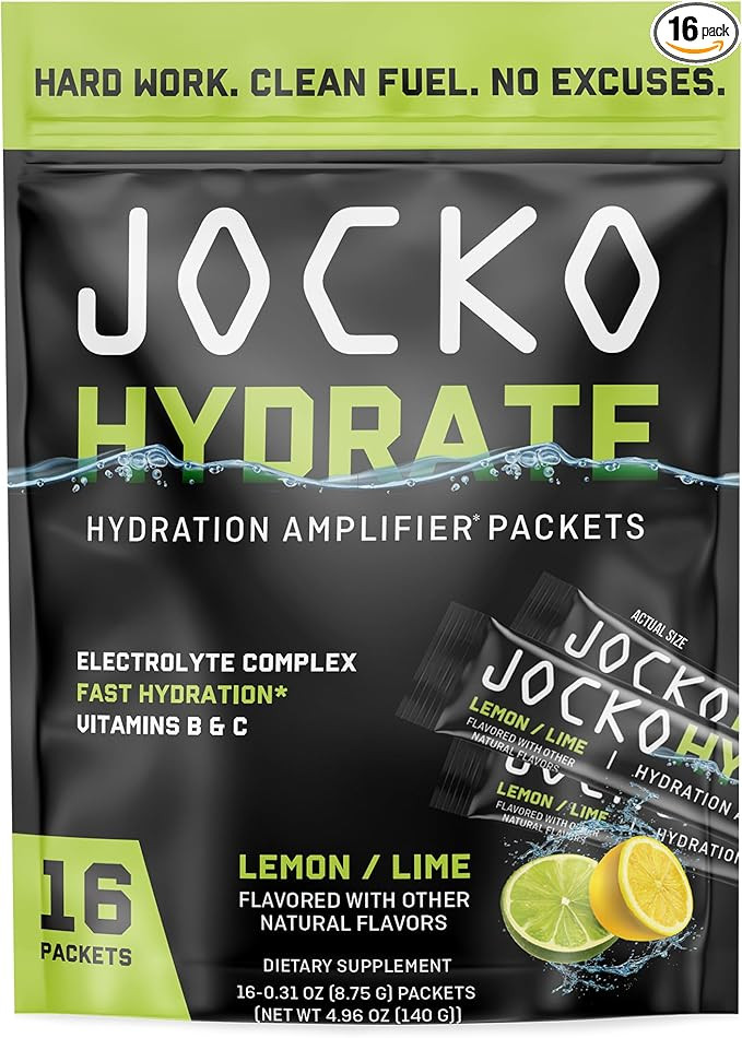 Jocko Fuel Packets Low Sugar - Hydration Amplifier Packets for Recovery, Dehydration, & Exercise ... | Amazon (US)