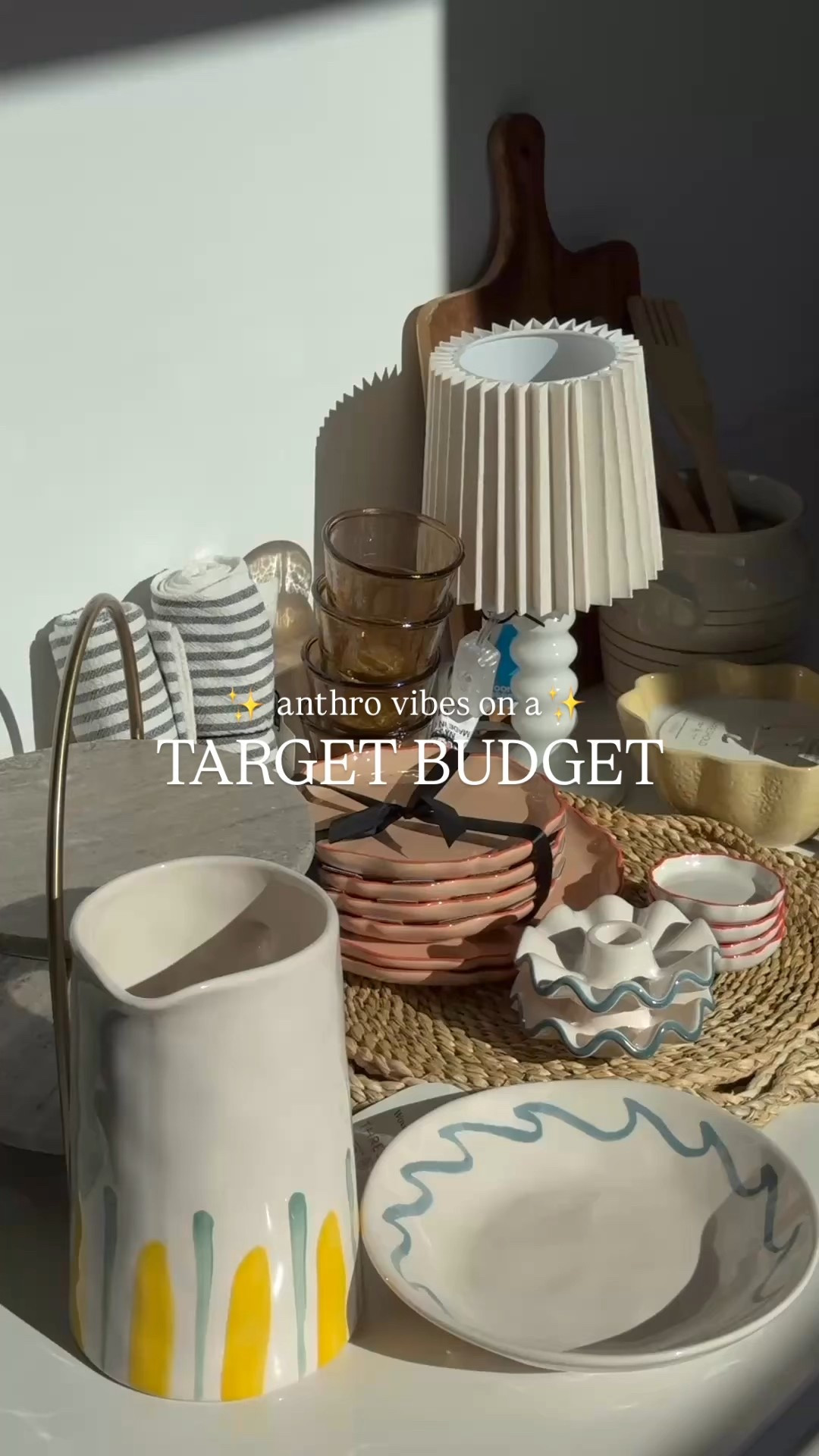 Target summer finds are next level this year>> 🪐

summer plates, ceramic stoneware plates, mini lamp, wavy candle holder, candles, pitcher , marble stand 

#LTKFindsUnder100 #LTKHome #LTKFindsUnder50