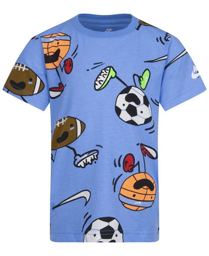 Little Boys Nikemoji Print T-shirt | Macys (US)