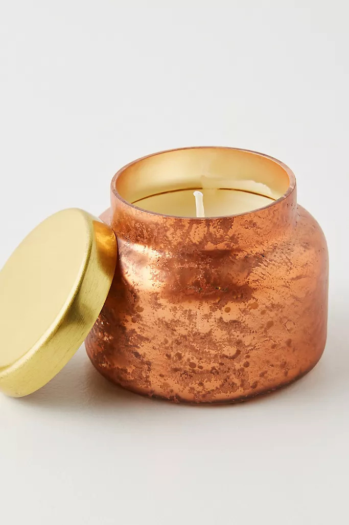 Mini Capri Blue Pumpkin Clove Jar Candle | Anthropologie (US)