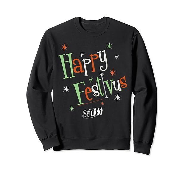 Seinfeld Happy Festivus Logo Sweatshirt | Amazon (US)