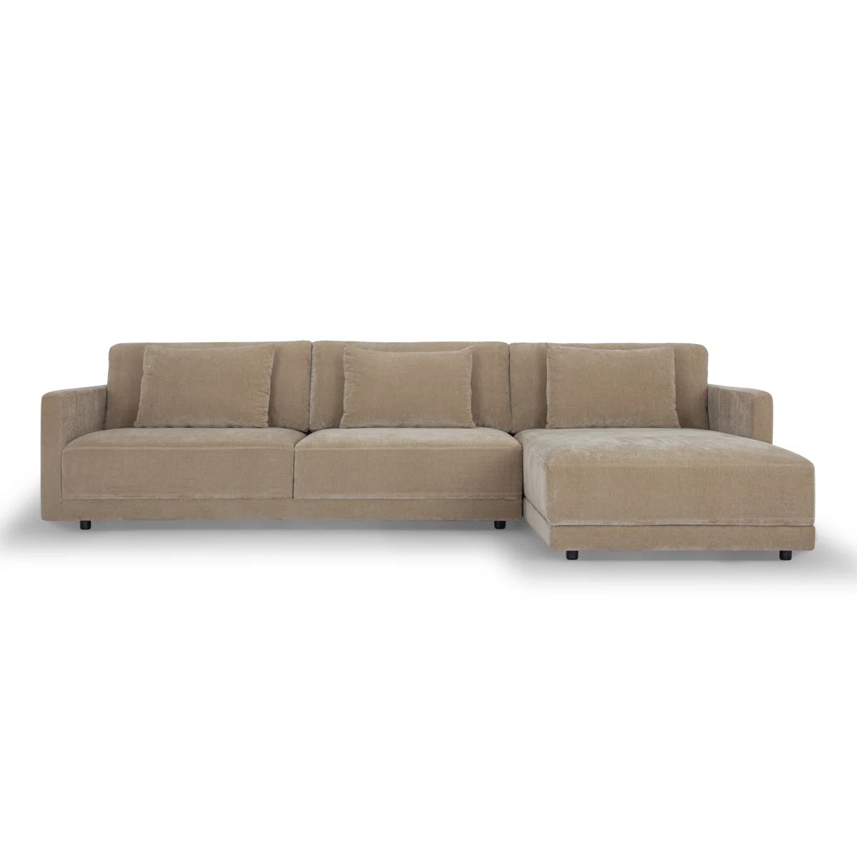 Kenji 2-Piece Upholstered Chaise Sectional | Wayfair North America