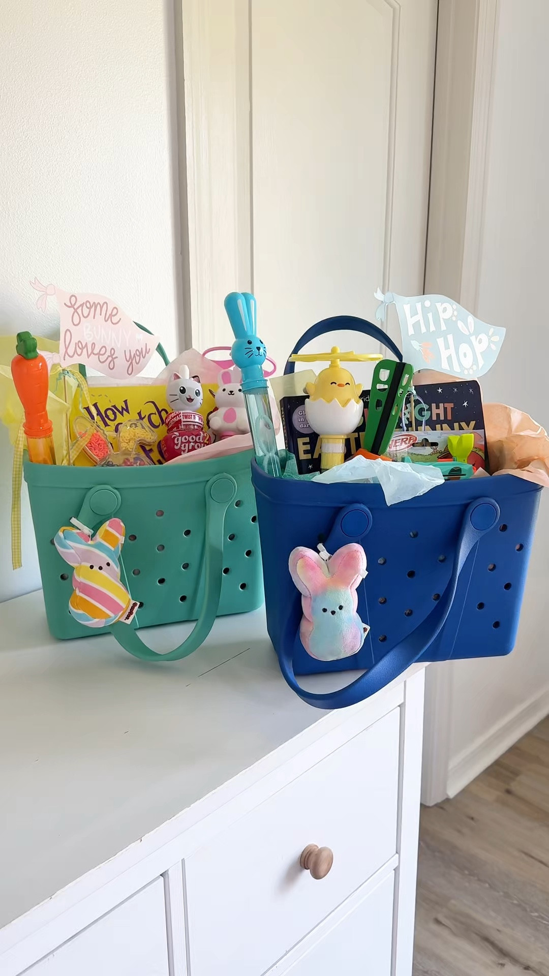 Mini bogg bag dupes as reusable Easter baskets! So cute for kids, teens and even toddlers for Easter 🐰🐇😍

#LTKKids #LTKmomlife #LTKBaby
