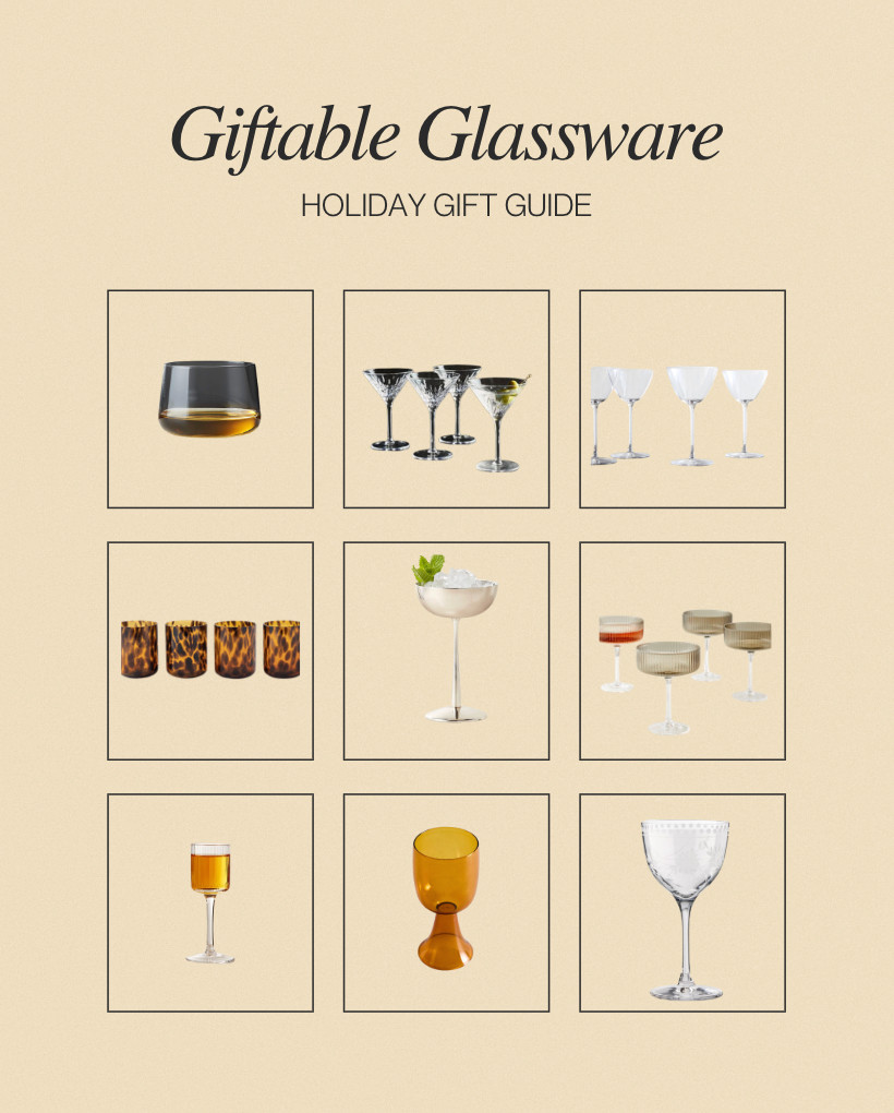 GIFT GUIDE: Giftable Glassware 2025 

 

#LTKGiftGuide #LTKHoliday