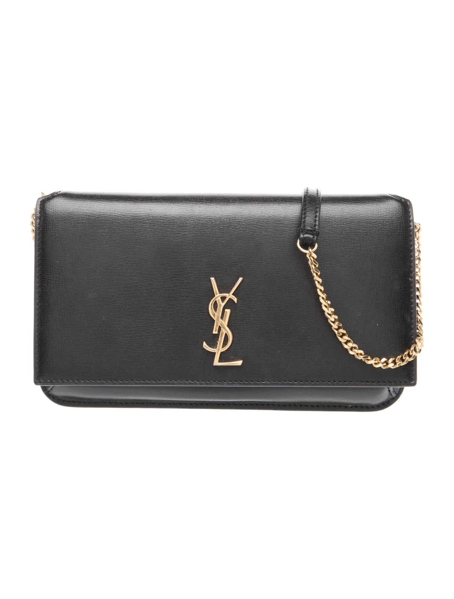 Saint Laurent Signature Cassandre 2024 - Black Crossbody Bags, Handbags - YVE263428 | The RealRea... | The RealReal