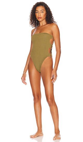 Curl Maillot in Moss | Revolve Clothing (Global)