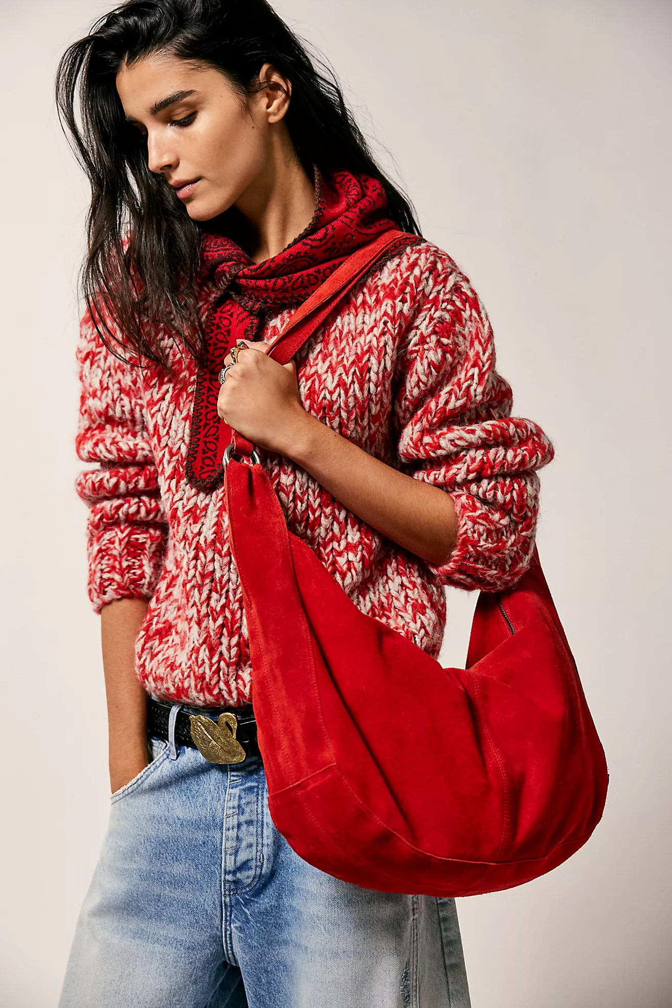 Roma Suede Tote Bag | Free People (Global - UK&FR Excluded)