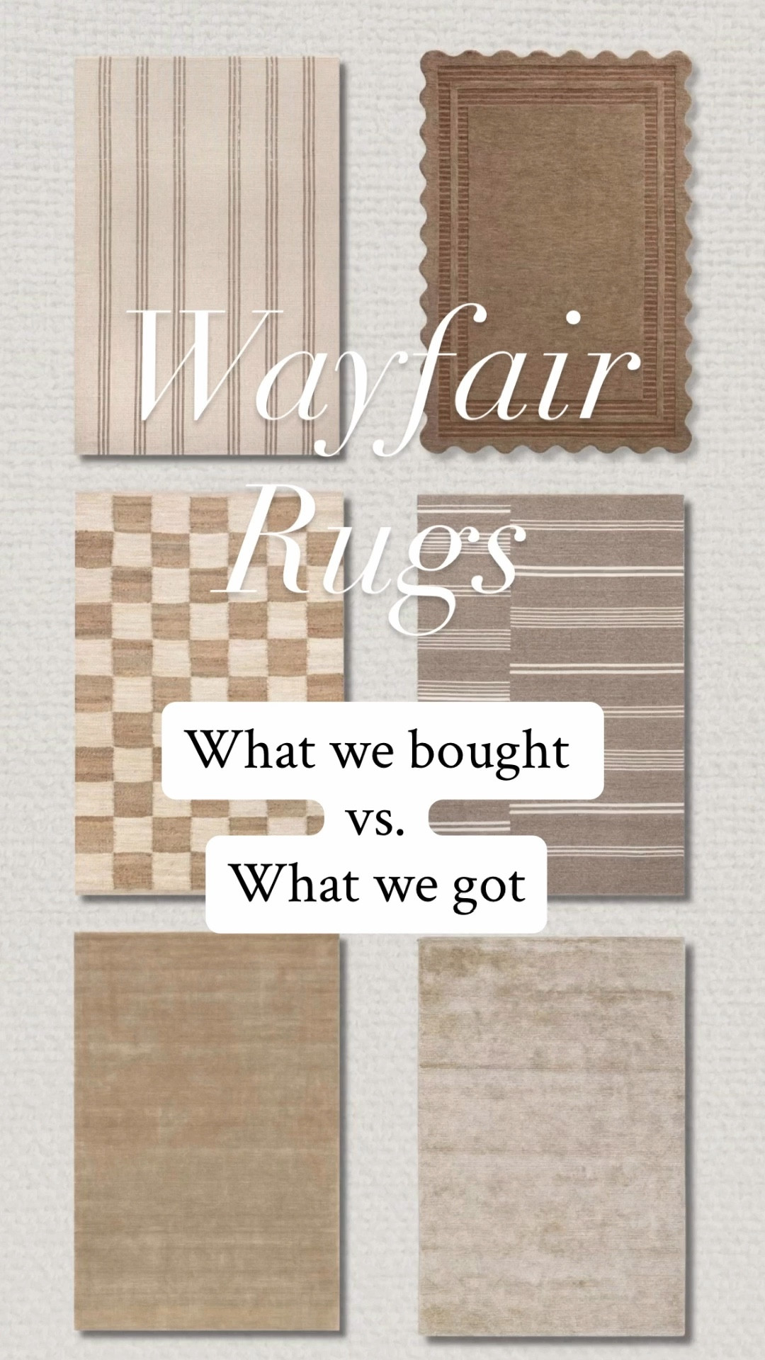 See what these six stunning neutral rugs from @Wayfair look like styled in our homes! The soft hues, subtle patterns, and wool and jute textures add so much depth to each space. #homedecor #rugs #neutralstyle #WayfairPartner #ad #Wayfair

#LTKHome