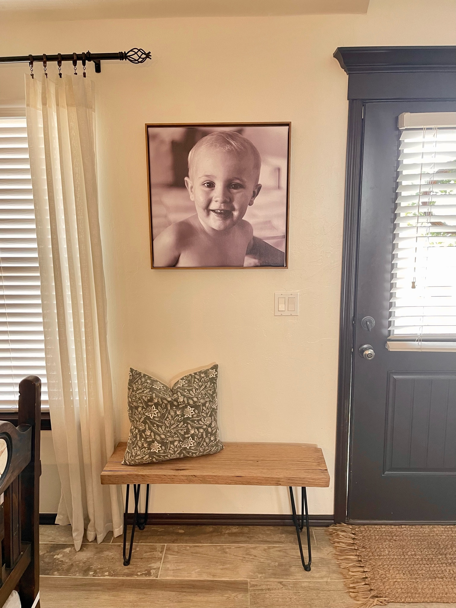 Accent wall. Wall decor. Canvas picture. Bench. Floral pillow. Vintage floral pillow. Amazon pillows. 

#LTKKids #LTKFindsUnder50 #LTKFamily