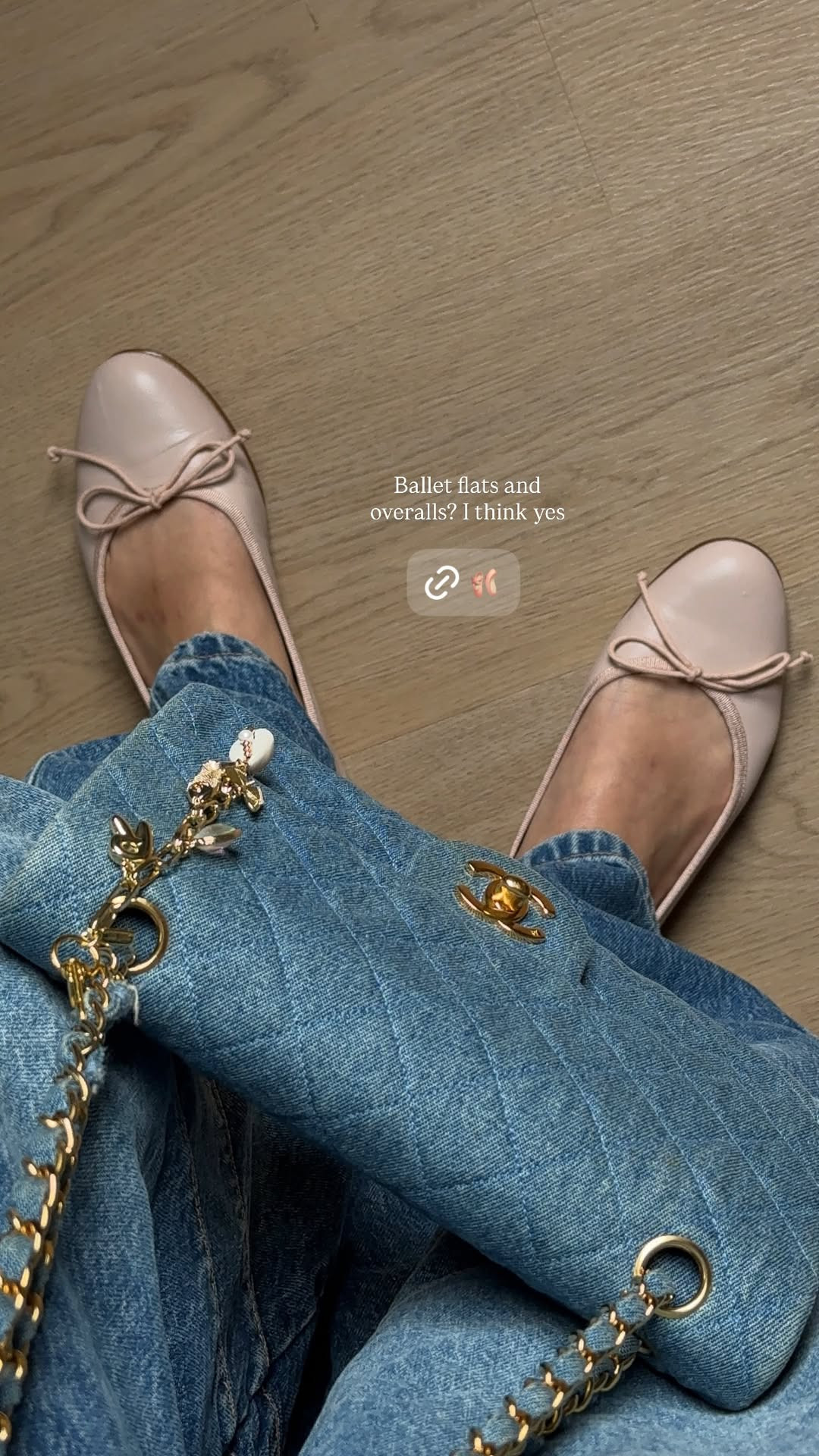 Ballet flats and overalls? I think yes🩰 

 #LTKdayinmylife #LTKgrwm #LTKootd