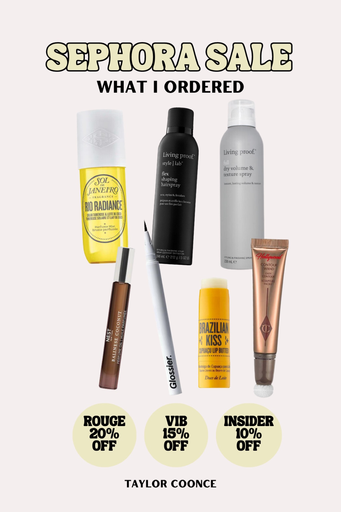 my FIRST Sephora Sale as a ROUGE member! I was a whole $3 over the spending requirement last year, so it looks like bad habits are forming! here are my purchases + some must haves! ✨🤍

#LTKsalealert