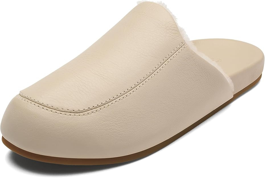 OLUKAI Konea Women’s Shearling Leather Slipper, Comfortable & Soft Mule, Versatile House Shoe f... | Amazon (US)