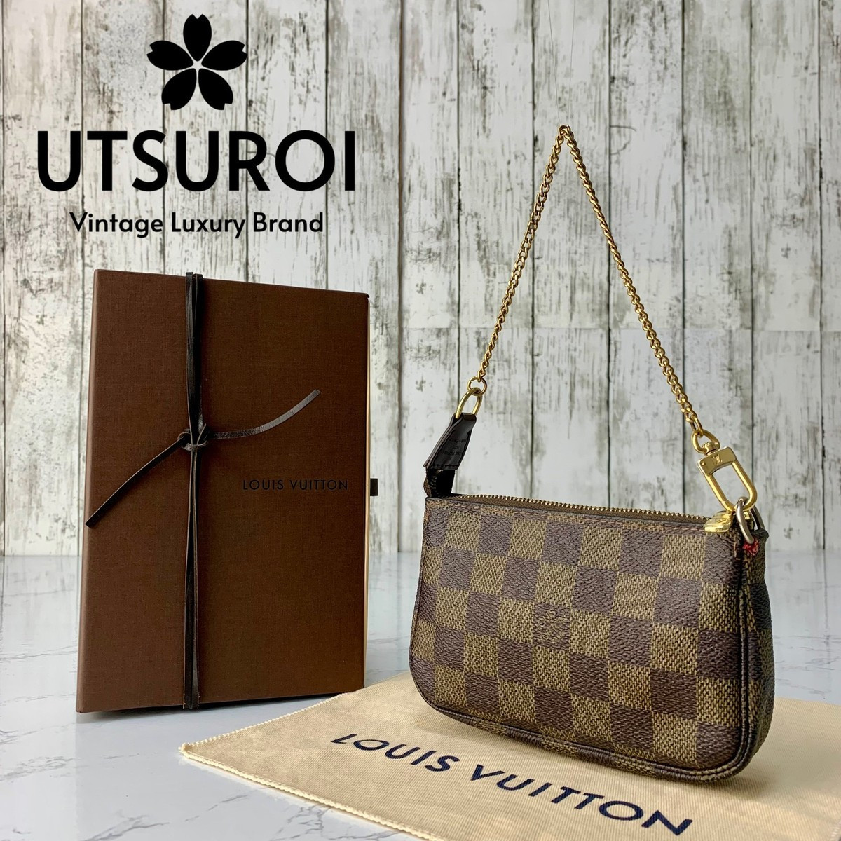 LOUIS VUITTON Mini Pochette Accessoires Damier Pouch Authentic\u3010Condition:S\u3011 | eBay | eBay US