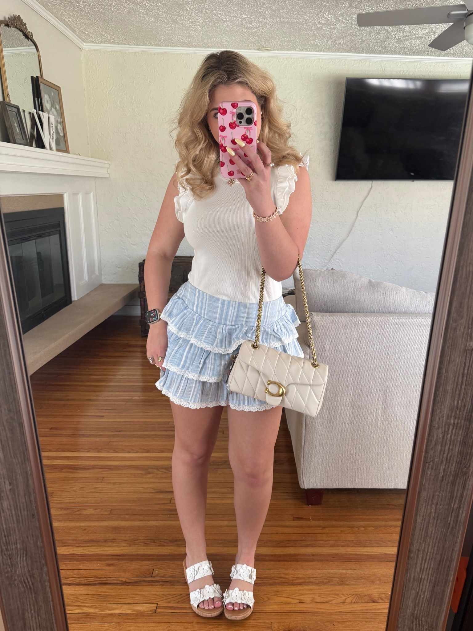 Hope you’re all having a great weekend so far! 🩵 you can shop this look on my LTK! 🥳🎀🪺🌸#OOTD #OutfitOfTheDay #ShoppingOutfit #Spring #SpringFashion #Fashion #FashionInfluencer ##MicroInfluencer #Summer #SummerOutfitIdea #SummerFashion #OutfitIdea #OutfitInspiration #Outfit #OutfitInspo @coach @anthropologie @altardstate @tjmaxx @theposhtech