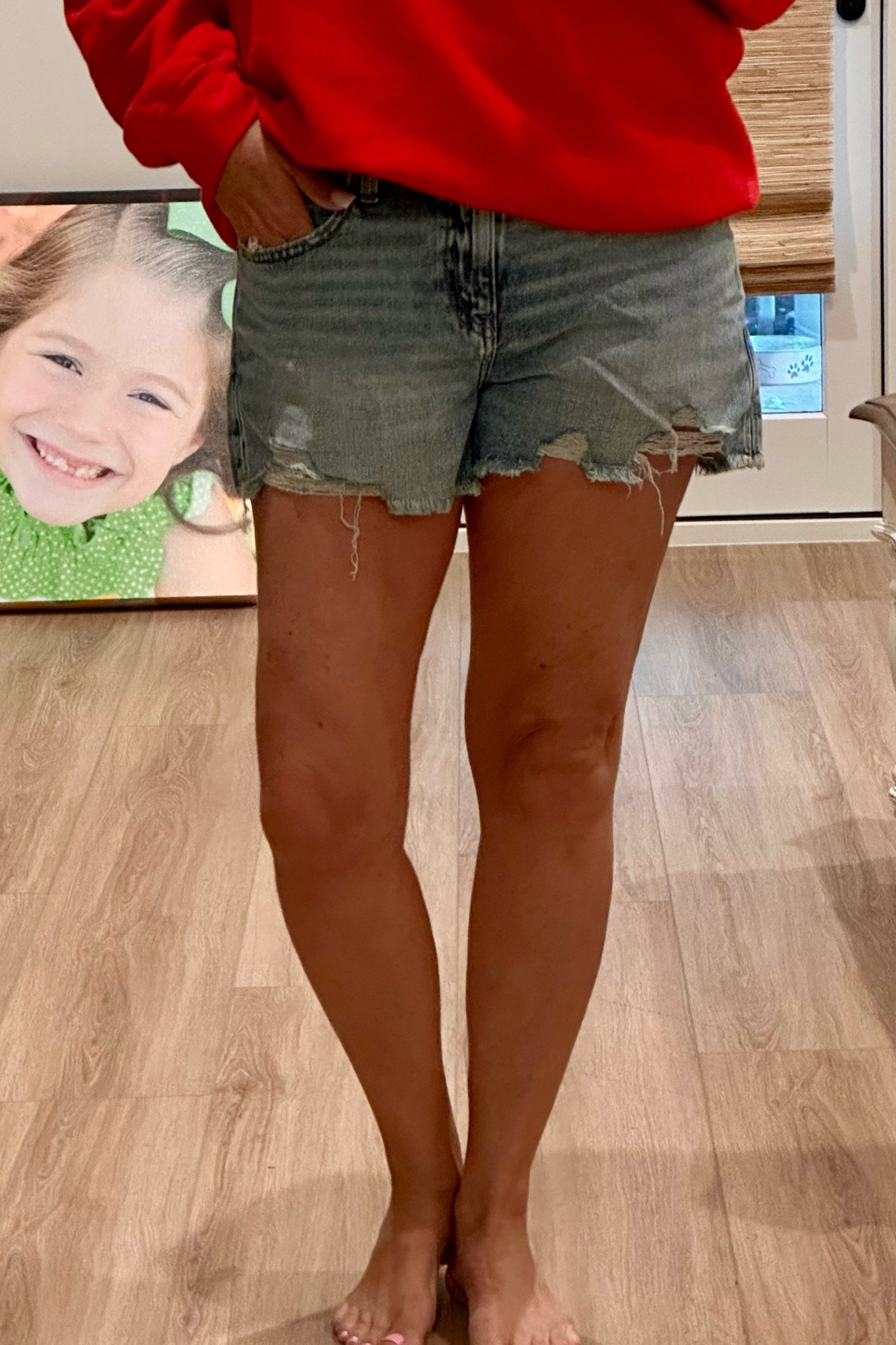 Loving these new denim shorts from American Eagle!  Love them so much I bought some spares for the lake! #LTKdenimshorts #LTKamericaneagle

#LTKsalealert