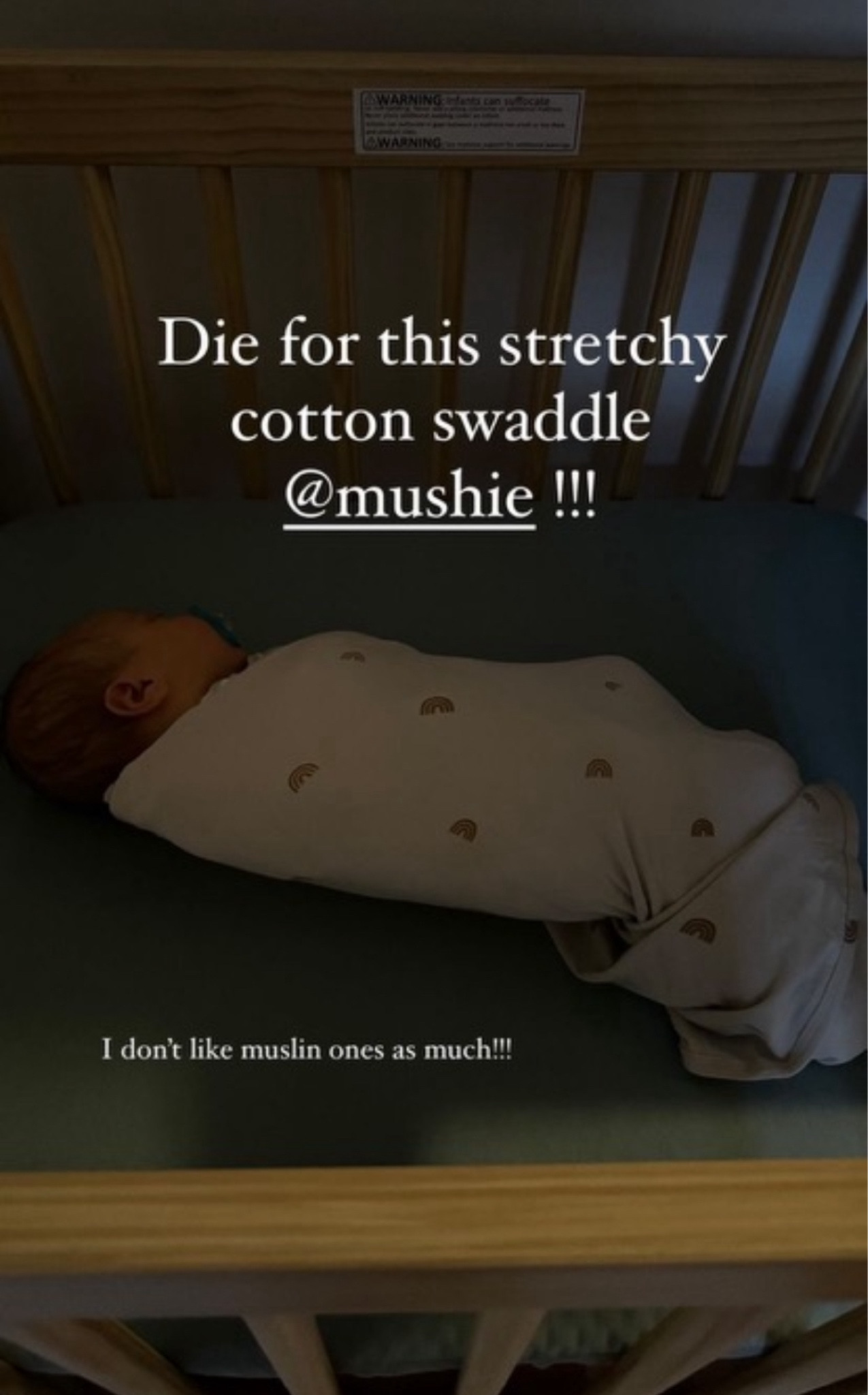 Die for this stretchy cotton swaddle !

#LTKBaby