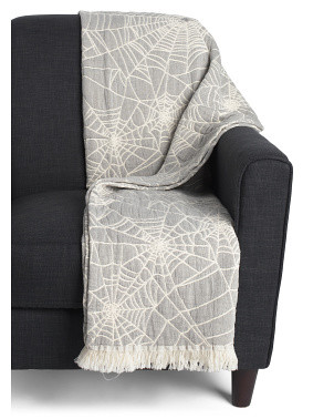 Textured Mallow All Over Spider Webs Throw | Global Home | Marshalls | Marshalls