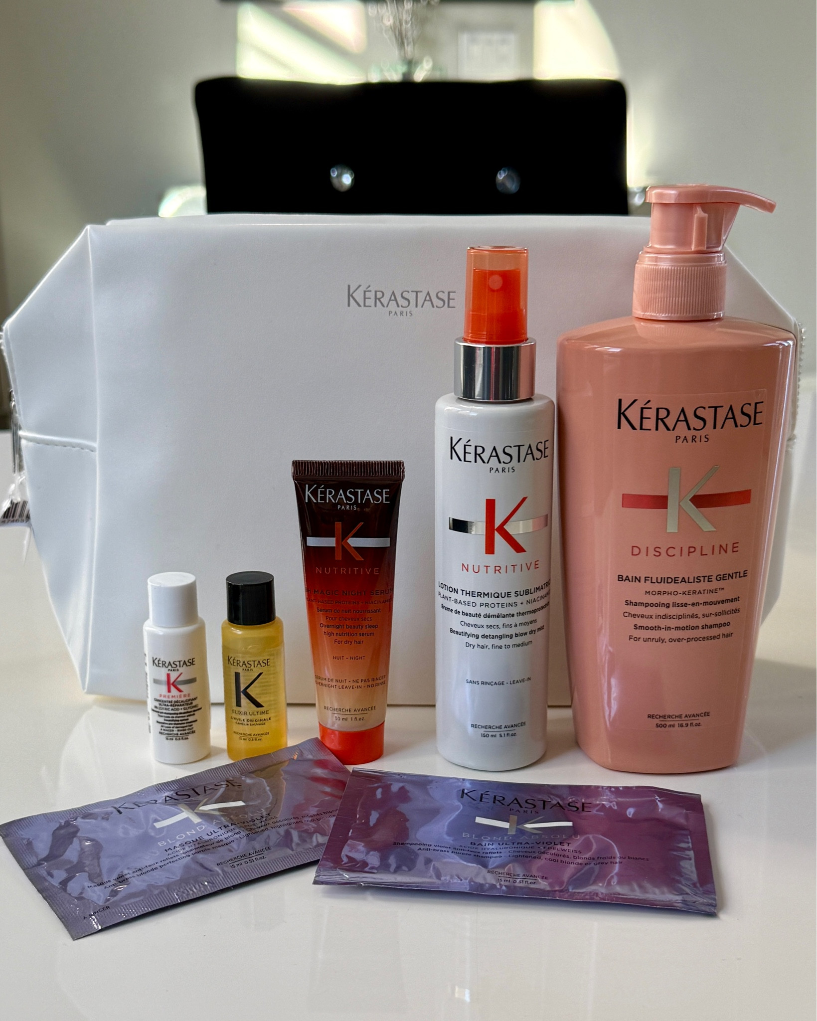 Hair must haves: Kerastase hair care sale! Up to 20% off with code HOLIDAY24 (ends Dec 10th). I love this shampoo for frizzy hair, their thermal heat protection hair styling spray which also helps to detangle and their at home clear hair gloss for shiny hair. They also have lots of haircare gift sets at various price points. 🎁 

#LTKBeauty #LTKSaleAlert