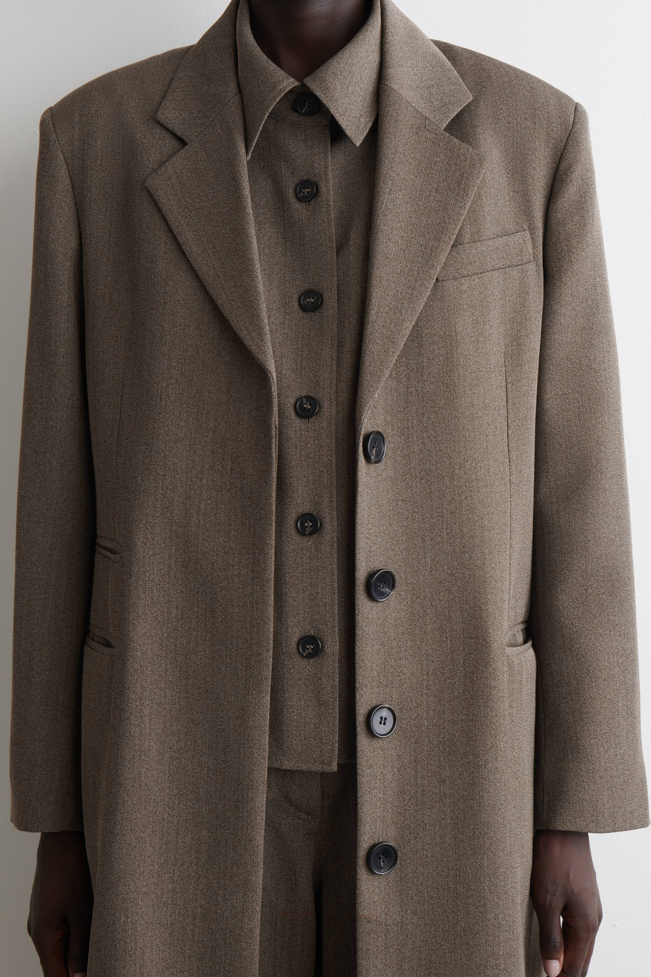 SINGLE-BREASTED WOOL-BLEND LONG COAT | H&M (UK, MY, IN, SG, PH, TW, HK)