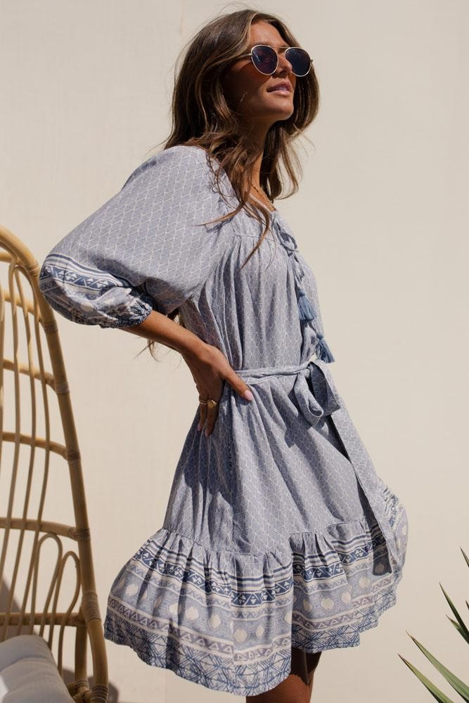 Gia Belted Mini Dress | Böhme US