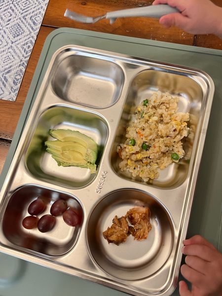 We’ve moved onto the big boy tray for Eller now that he’s over 2! Love that it’s stainless steel and dishwasher safe


#LTKhome #LTKkids #LTKfamily