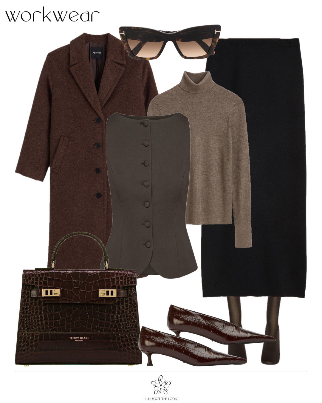 Workwear: J.Crew skirt - 4 looks - look 1 

 #LTKootd #LTKU #LTKWorkwear