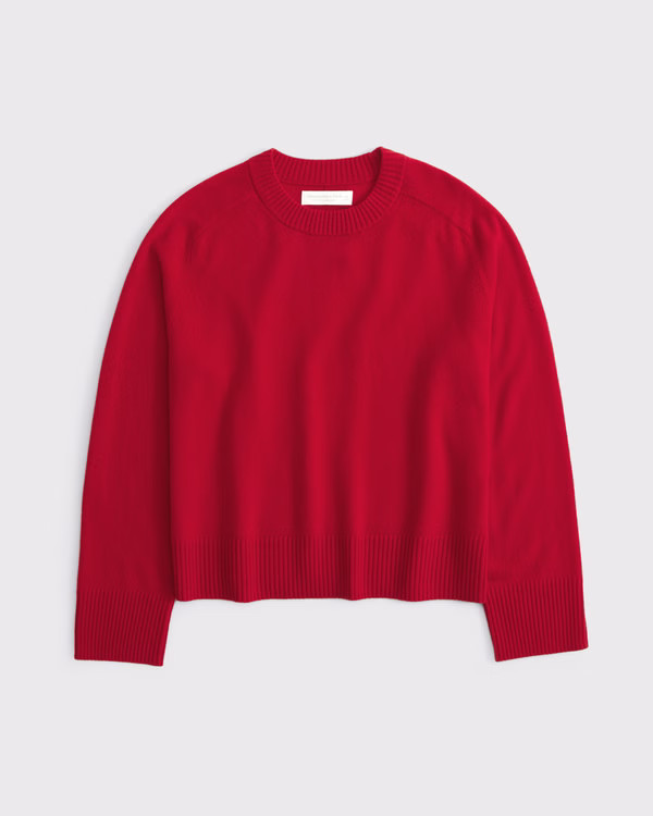 Women's The A&F Madeline Cashmere Crew Sweater | Women's New Arrivals | Abercrombie.com | Abercrombie & Fitch (UK)