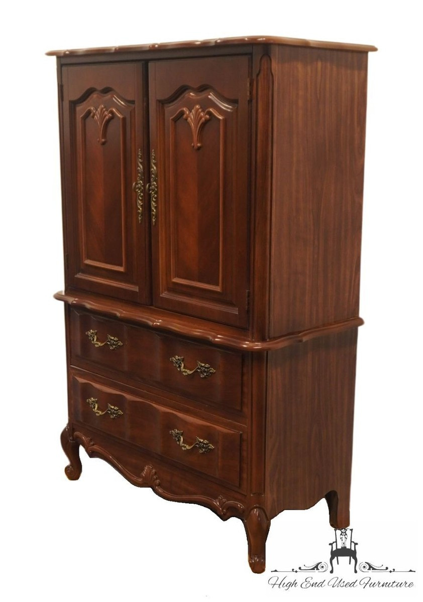 BASSETT FURNITURE Chalon Cherry Collection Traditional French Provincial 38" ... | eBay | eBay US
