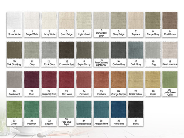 Amazon.com: ChadMade Custom Curtain Drapery Polyester Linen Curtain, for Traverse Rod and Rod, Li... | Amazon (US)