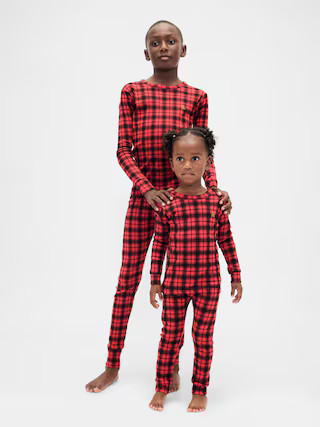 Kids & Baby Organic Brushed Cotton Holiday PJ Set | Gap (US)