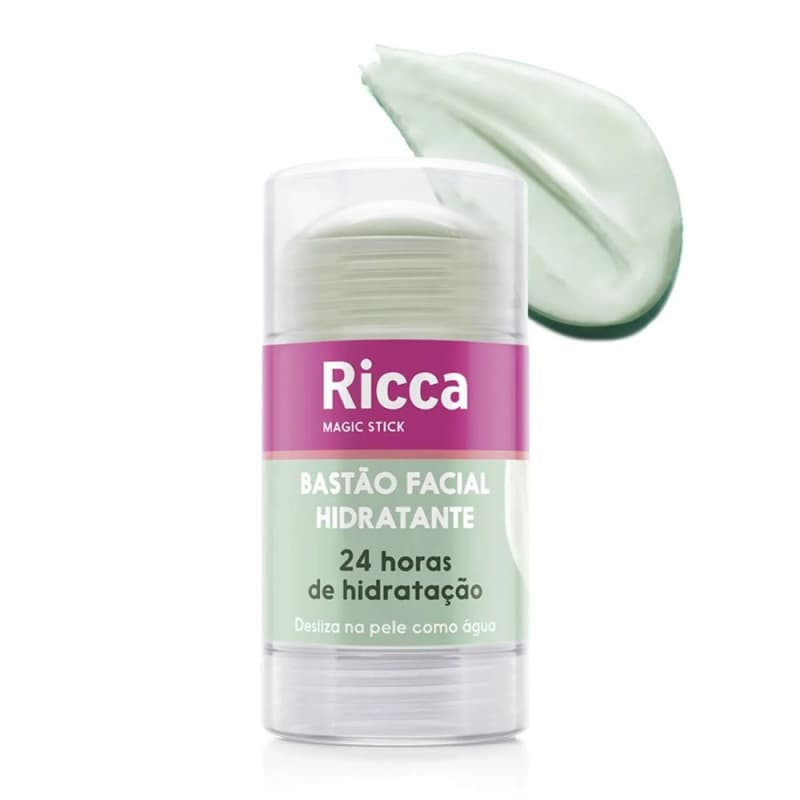 Bastão Facial Hidratante 24h Magic Stick Ação Refrescante Aloe Vera 30g Ricca | Beleza Na Web (BR)