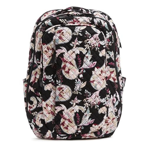 Vera Bradley Women's, Cotton Large Travel Backpack Travel Bag, Botanical Paisley, One Size | Amazon (US)