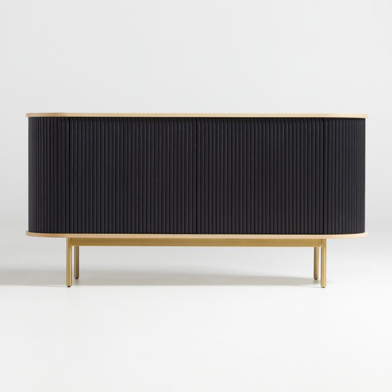 Walton Ribbed Sideboard + Reviews | Crate & Barrel | Crate & Barrel