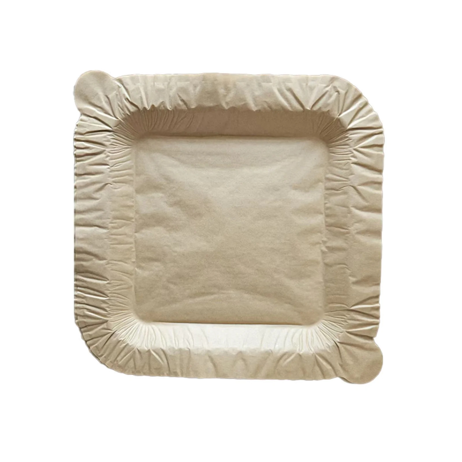 Disposable Square Paper Plates, Waterproof & Oil-Proof Biodegradable Paper Trays with Peelable De... | Walmart (US)