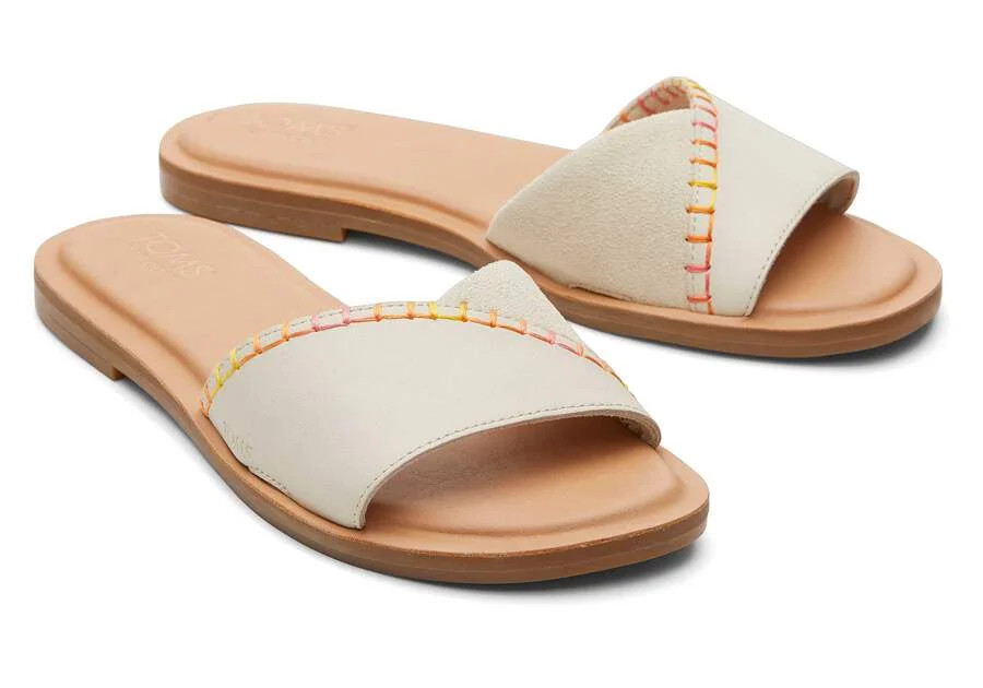 Women
Shea Cream Leather Slide Sandal | Toms Americas