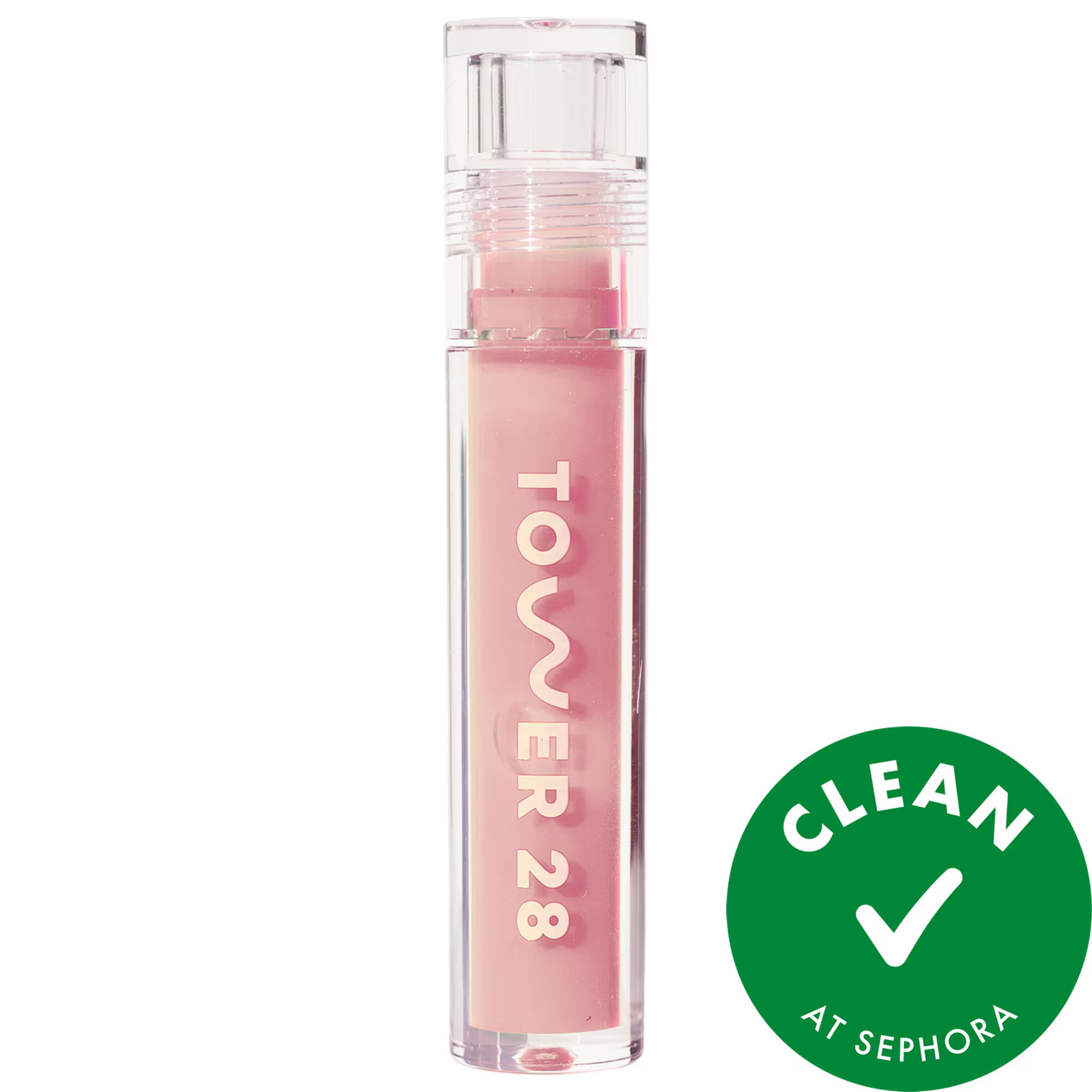 Tower 28 Beauty ShineOn Lip Jelly Hydrating Non-Sticky Lip Oil Oat 0.13 oz/ 3.9 mL | Sephora (US)