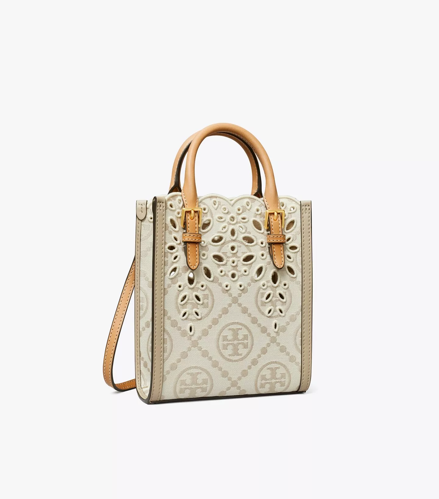 MINI T MONOGRAM EYELET TOTE curated on LTK