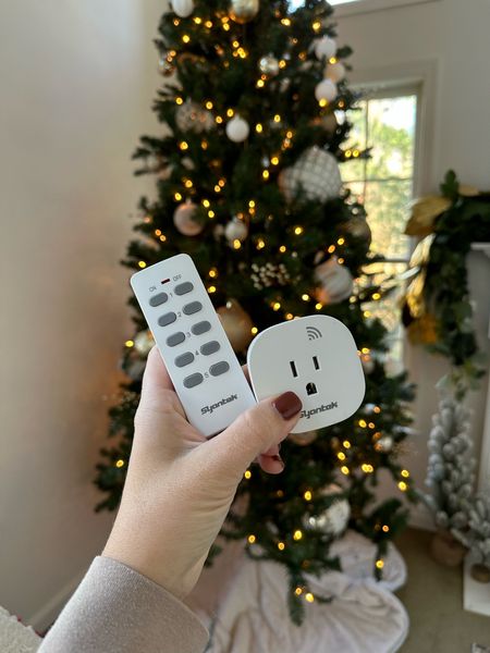 Christmas just got easier with these plugs that allow you to turn your tree on with a remote control. 

Christmas 
Christmas tree 
Christmas decor 


#LTKSeasonal #LTKHoliday