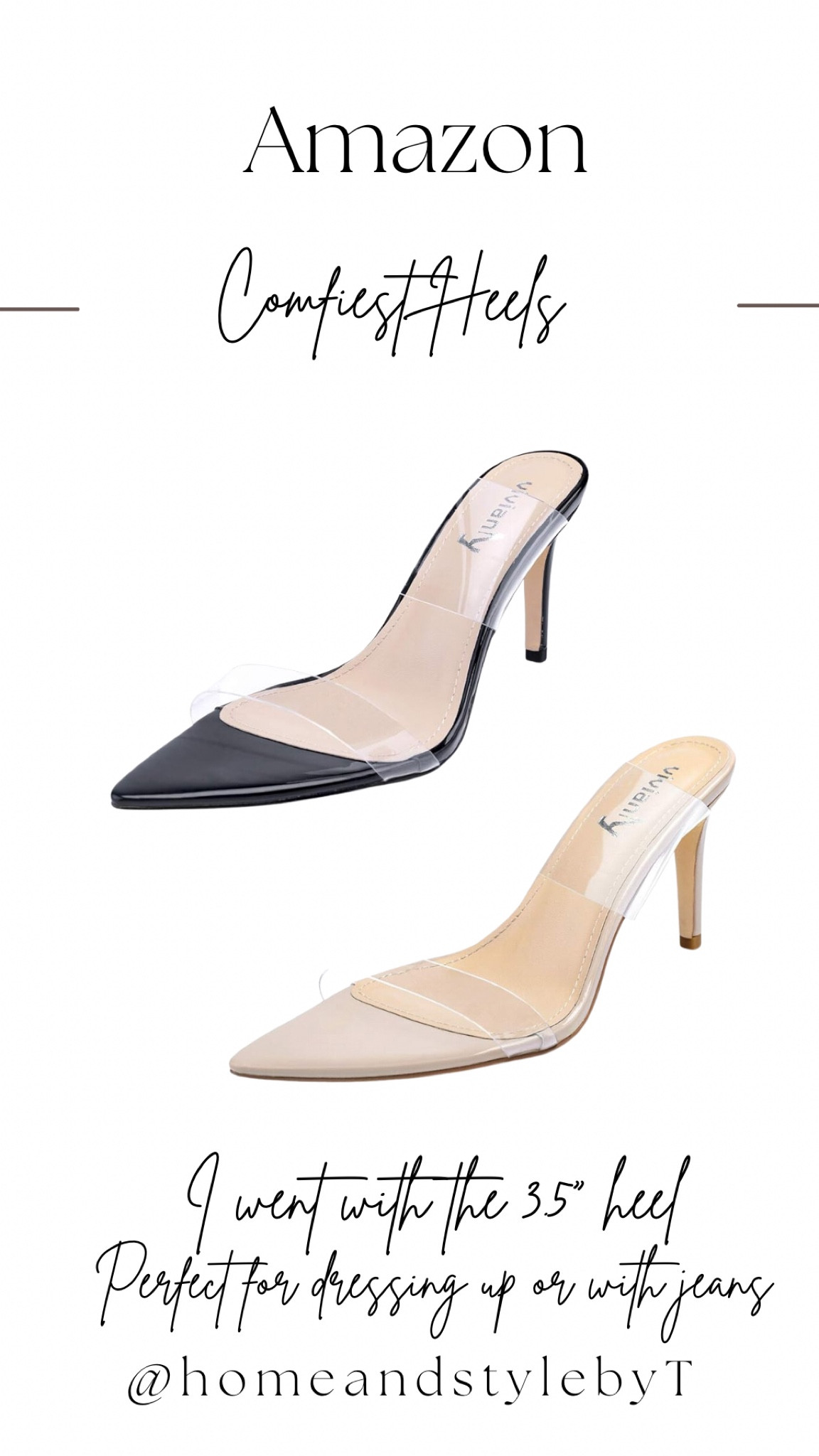 Comfiest heels. Lots of colors to choose from 

#LTKstyletip #LTKshoecrush