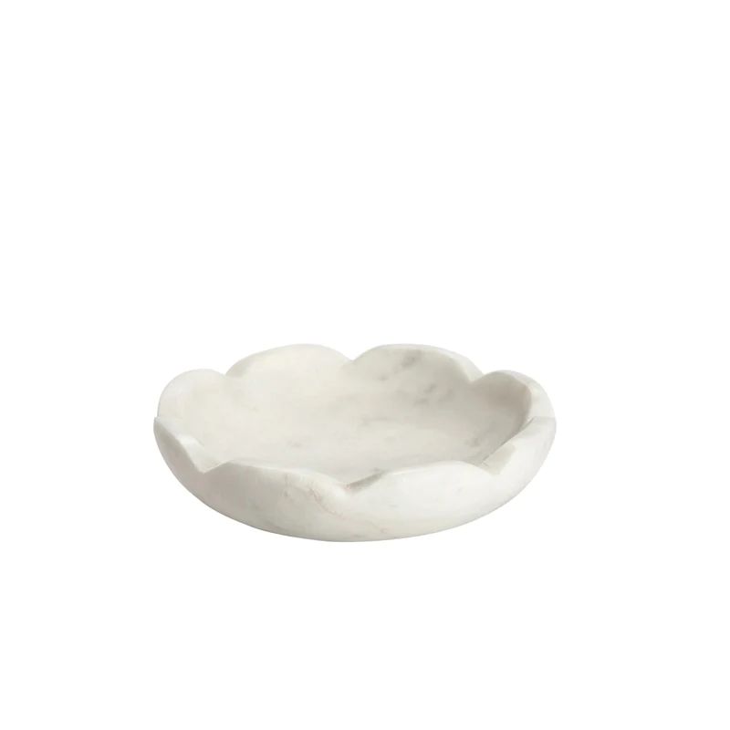 Marble Scalloped Trinket Bowl | Jansen Home